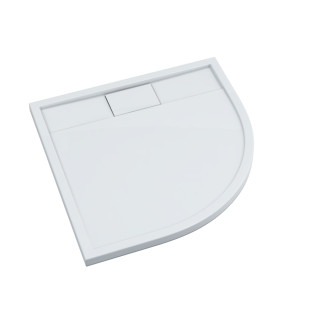 Schedline Brodzik kompozytowy Stabilsound Plus® Charis 90x90x5 cm R55, półokrągły, Gwarancja 15 lat